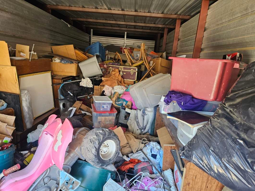 Junk, bicycles, rubbish